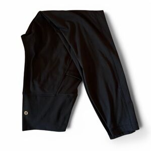 90 Degree by Reflex Black Leggings 7/8 Length